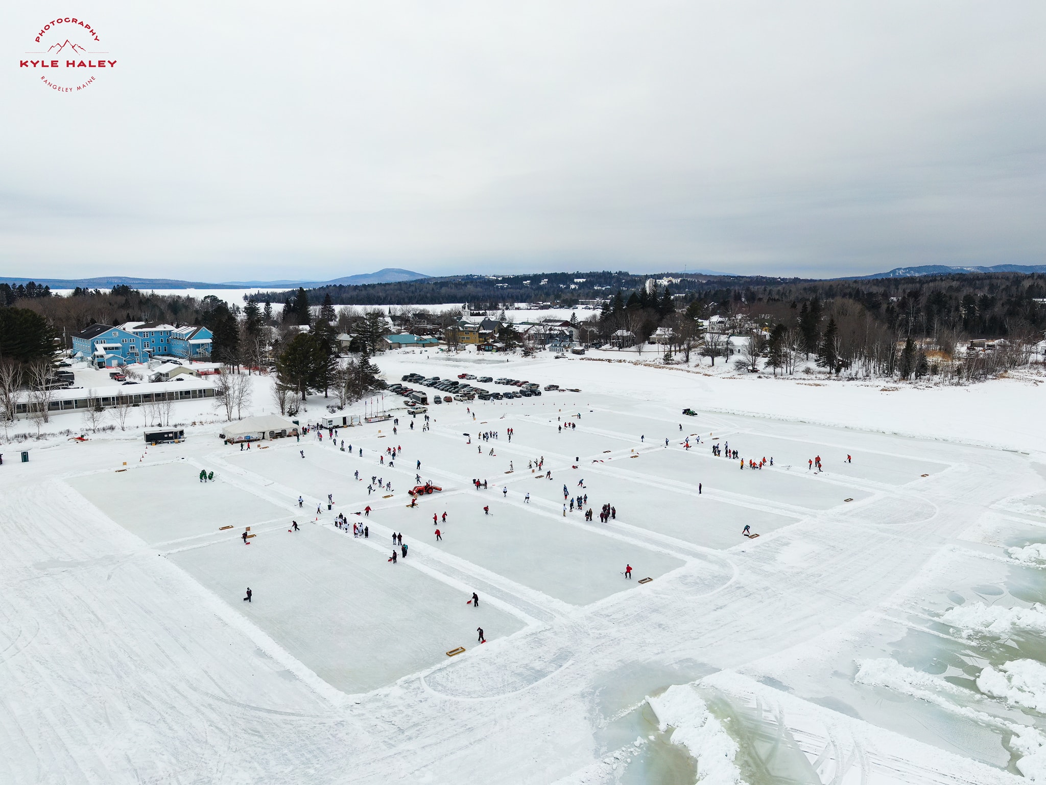 Pond Hockey Festival in Rangeley